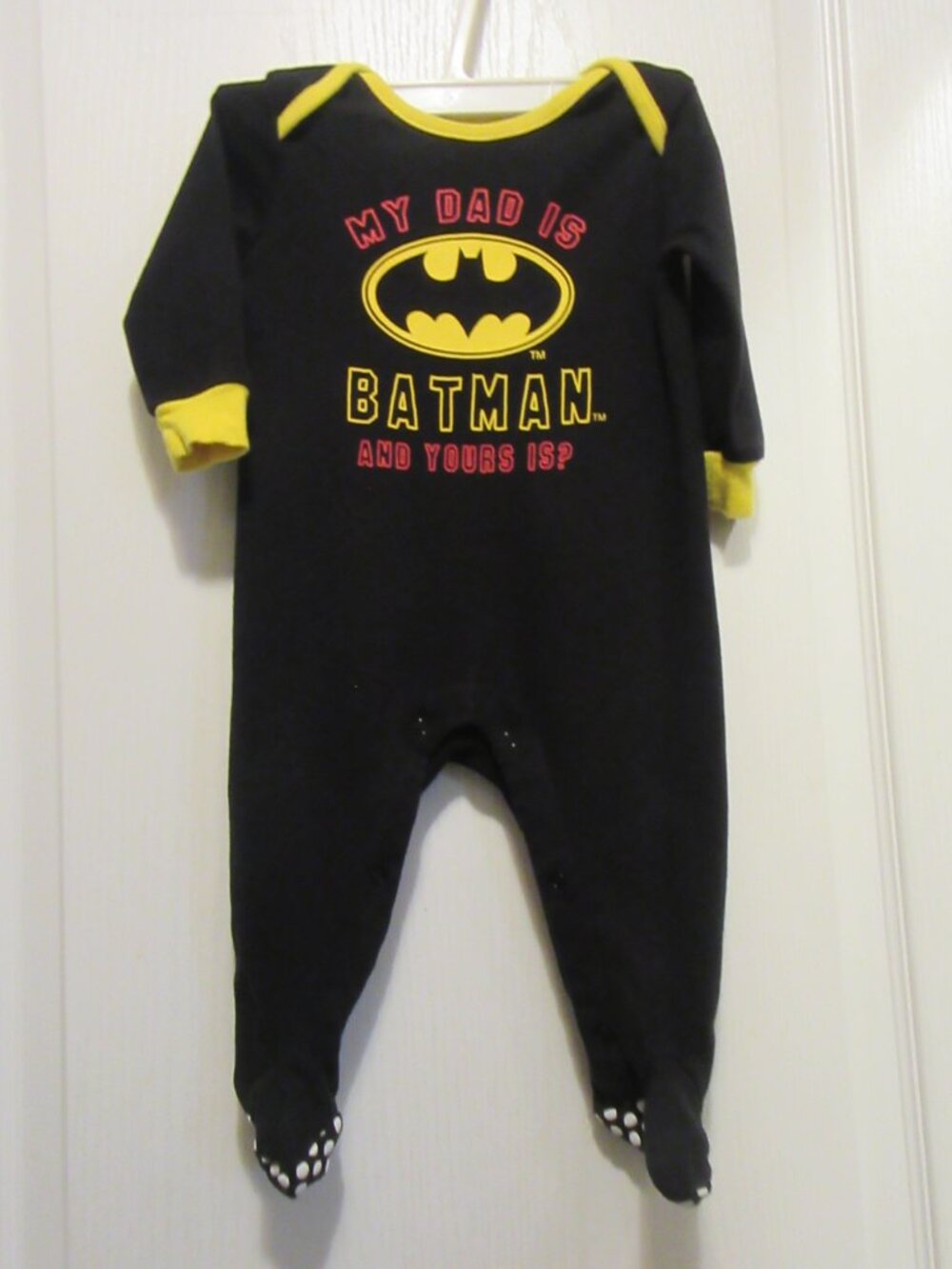 Batman Sleeper Size 3-6 Months DC Comics